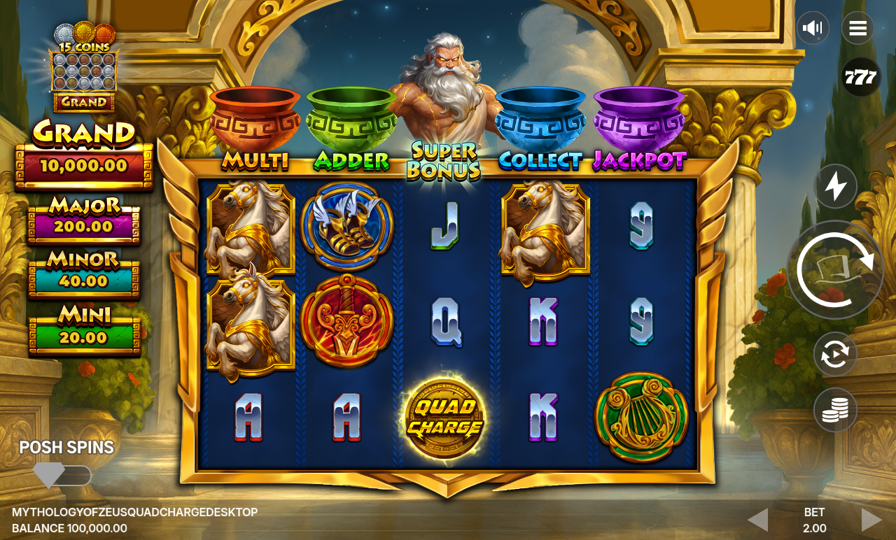 Mythology of Zeus QUADCHARGE base game