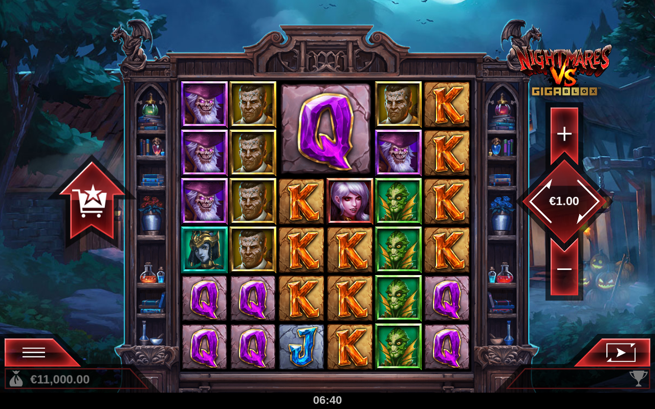 Nightmares VS GigaBlox base game