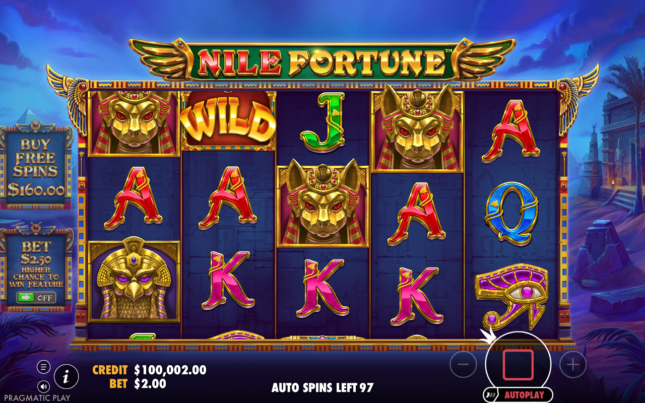 Nile Fortune gameplay