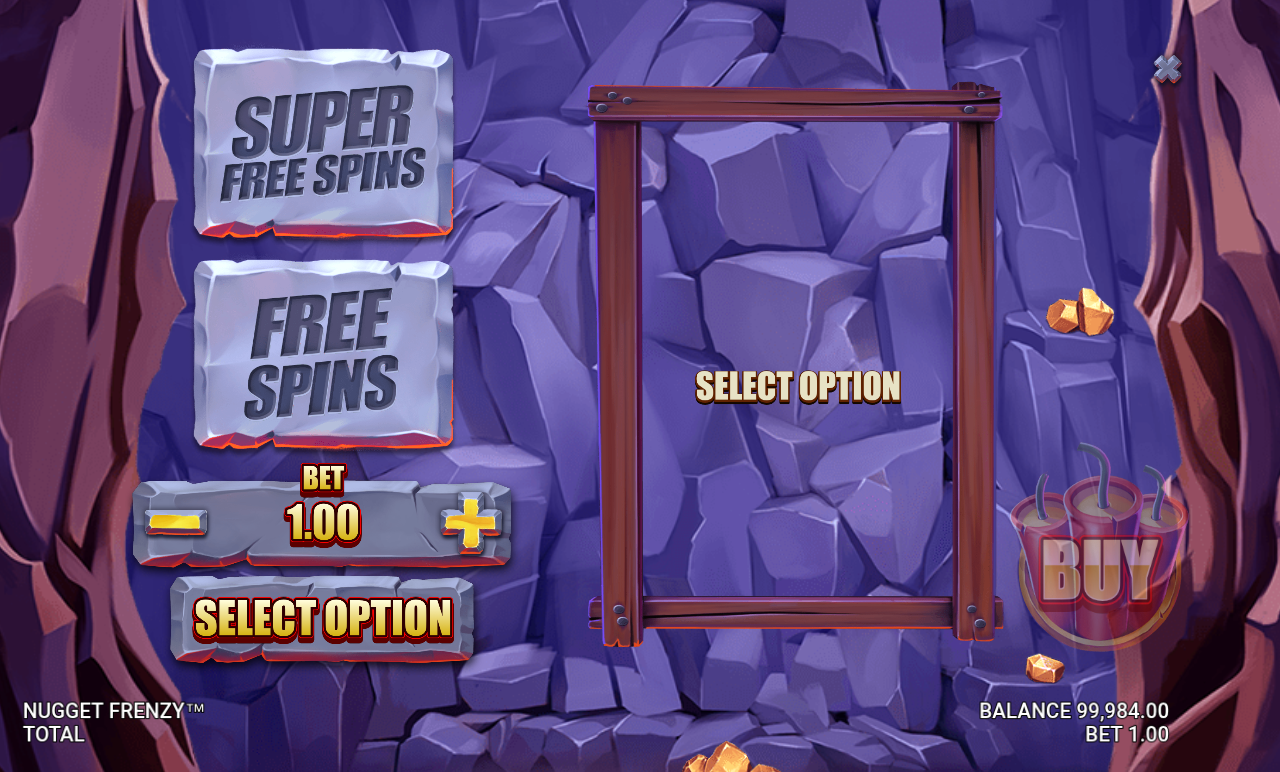 Nugget Frenzy bonus buy