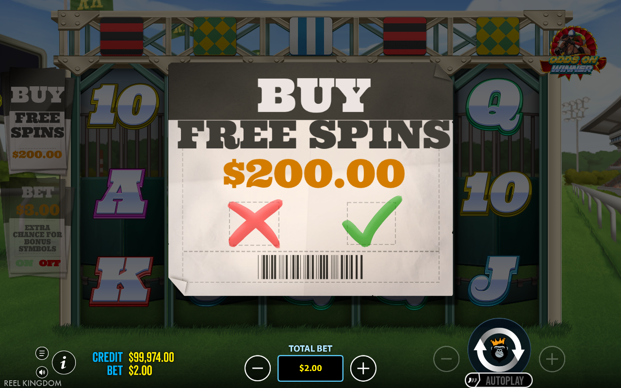 Odds On Winner bonus buy