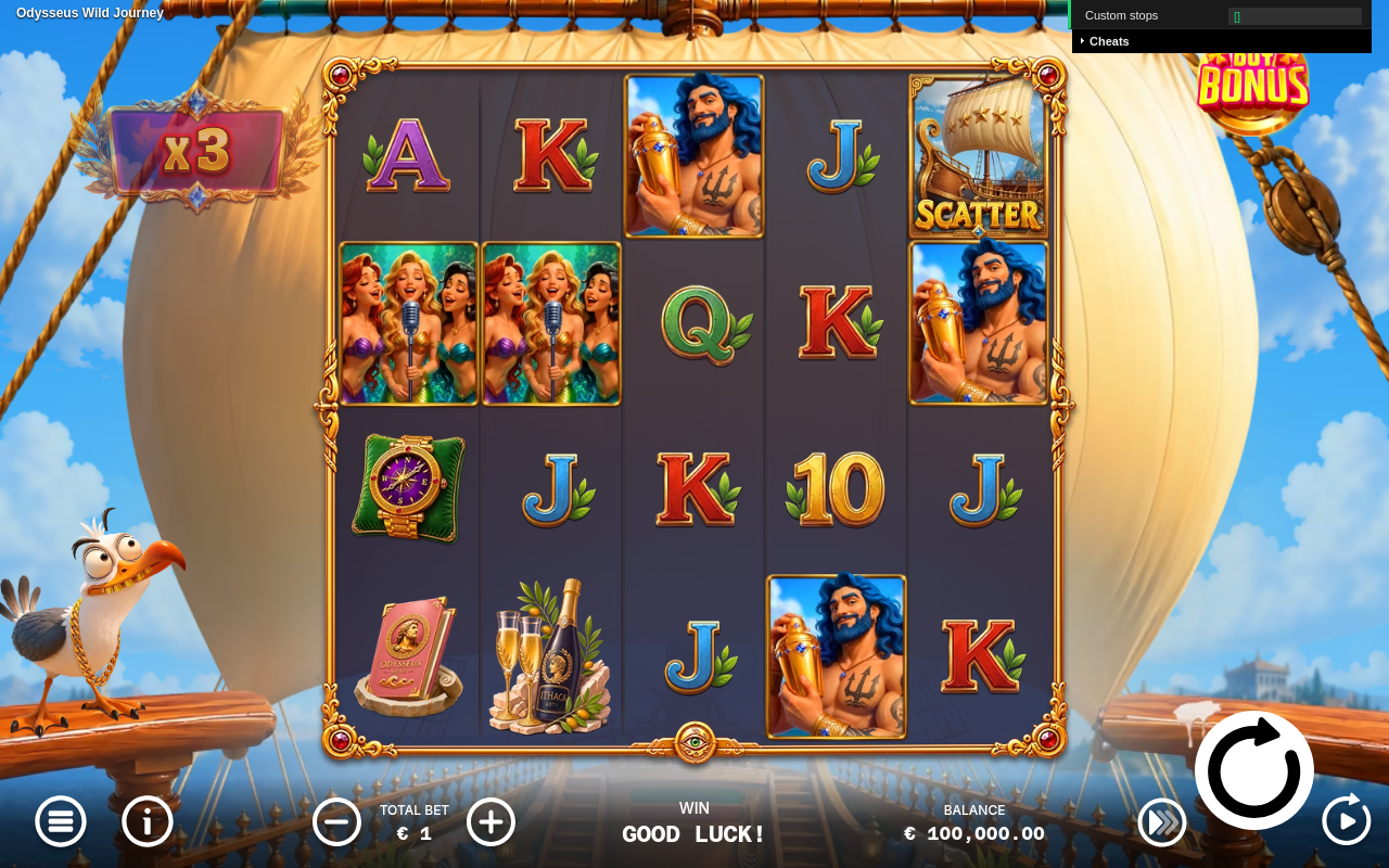 Odysseus Wild Journey base game