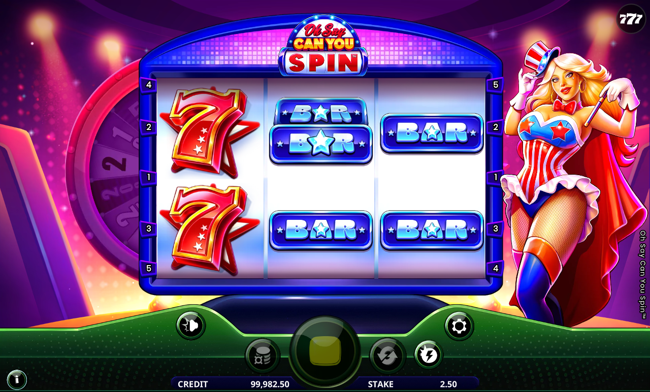 Oh Say Can You Spin gameplay