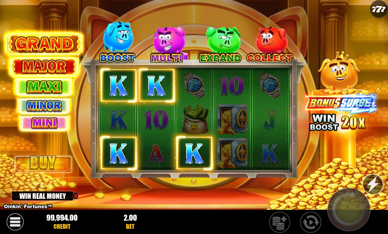Oinkin' Fortunes base game
