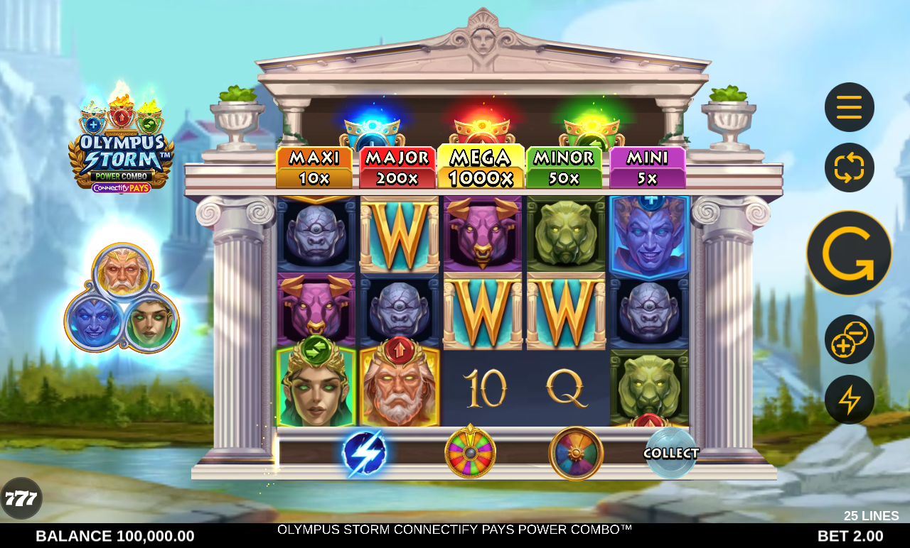 Olympus Storm Connectify Pays Power Combo base game