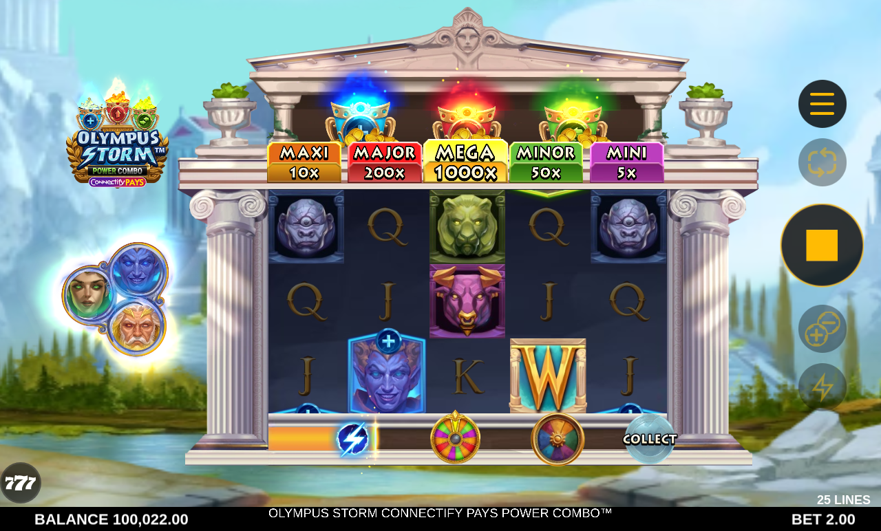 Olympus Storm Connectify Pays Power Combo gameplay