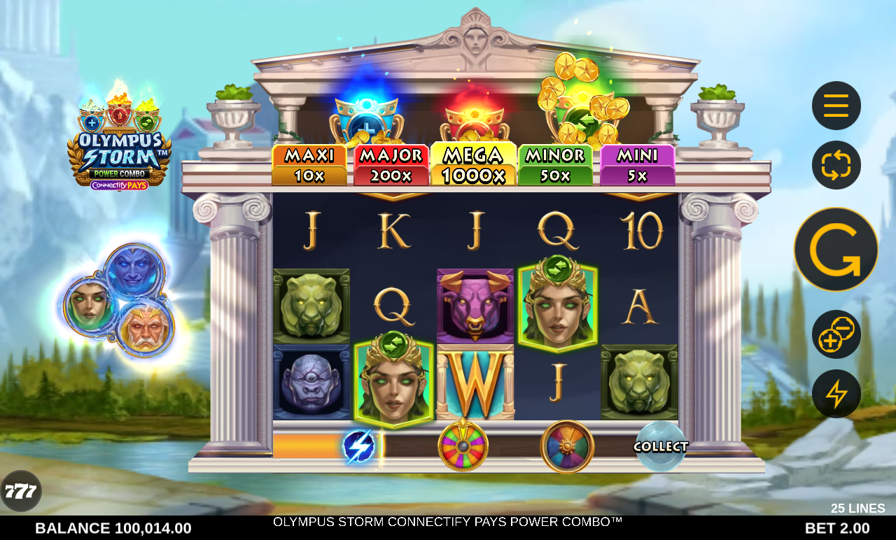 Olympus Storm Connectify Pays Power Combo gameplay