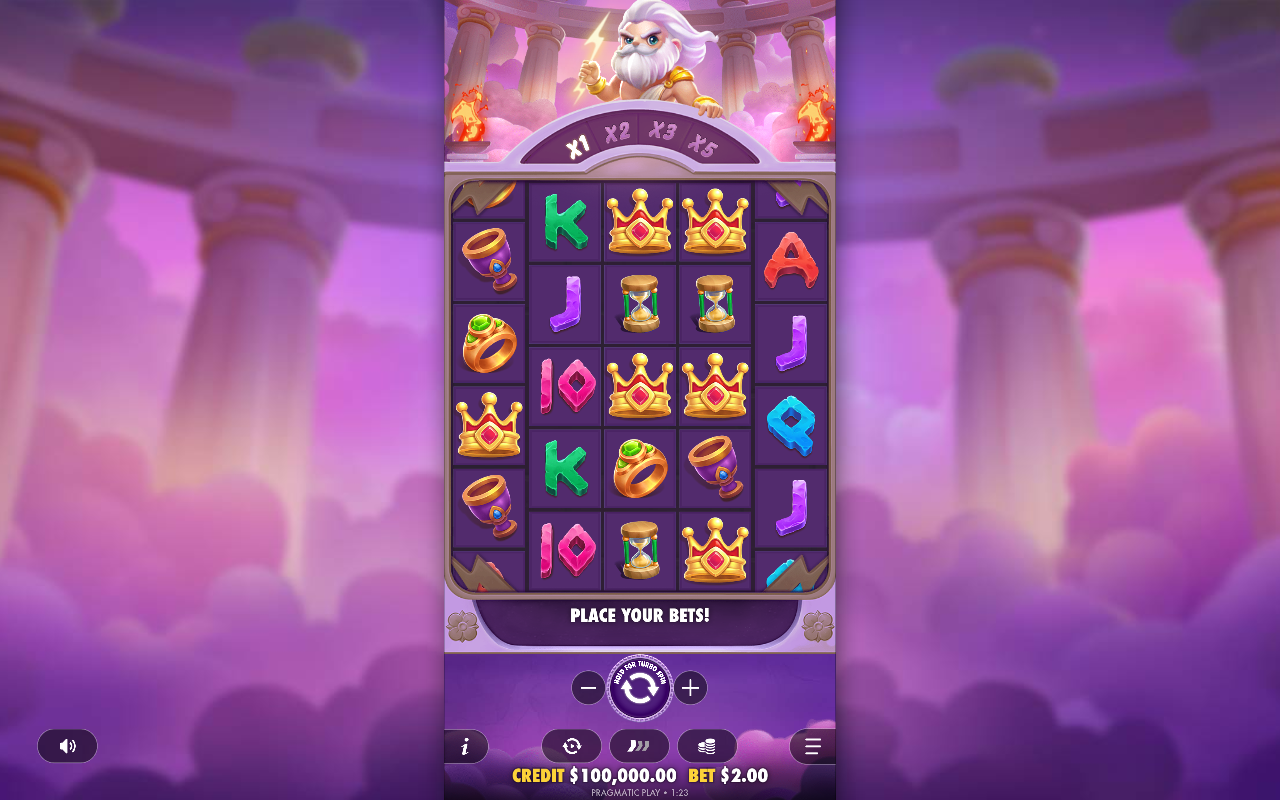 Olympus Wins base game
