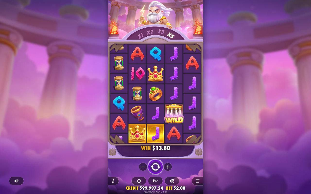Olympus Wins gameplay
