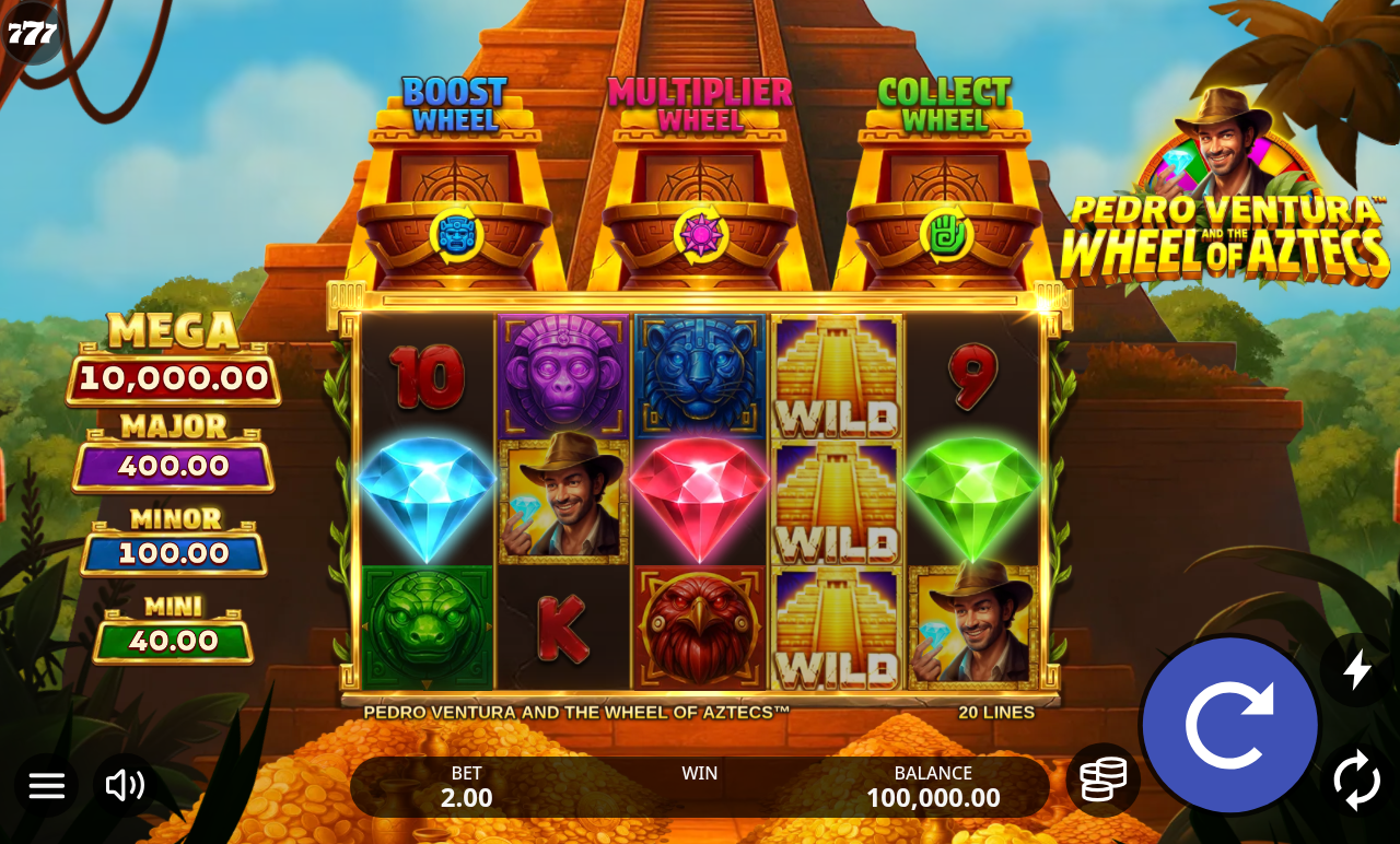 Pedro Ventura and the Wheel of Aztecs base game