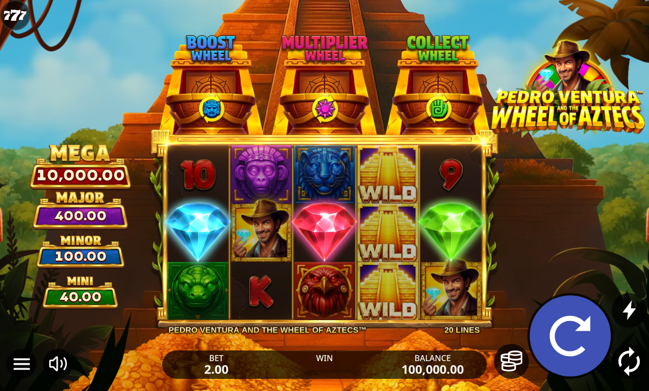 Pedro Ventura and the Wheel of Aztecs base game