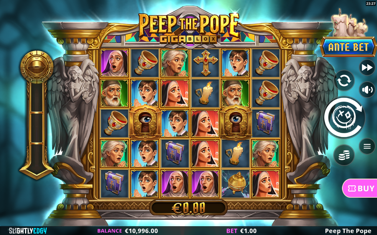 Peep the Pope GigaBlox gameplay