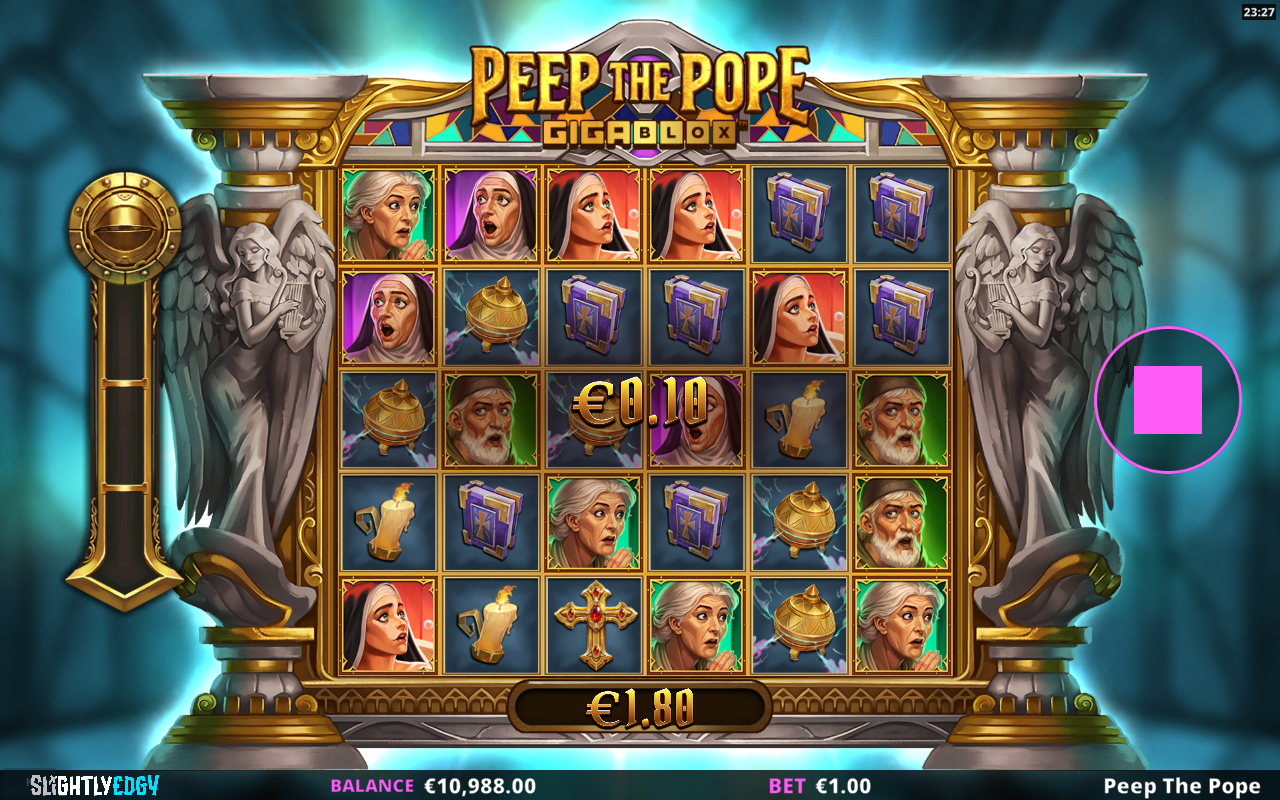 Peep the Pope GigaBlox gameplay