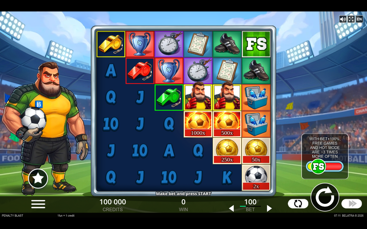 Penalty Blast base game