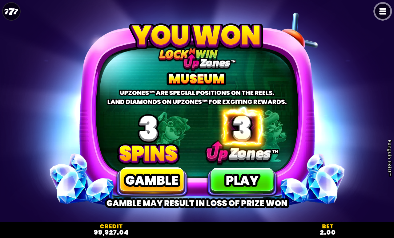 Penguin Heist bonus round