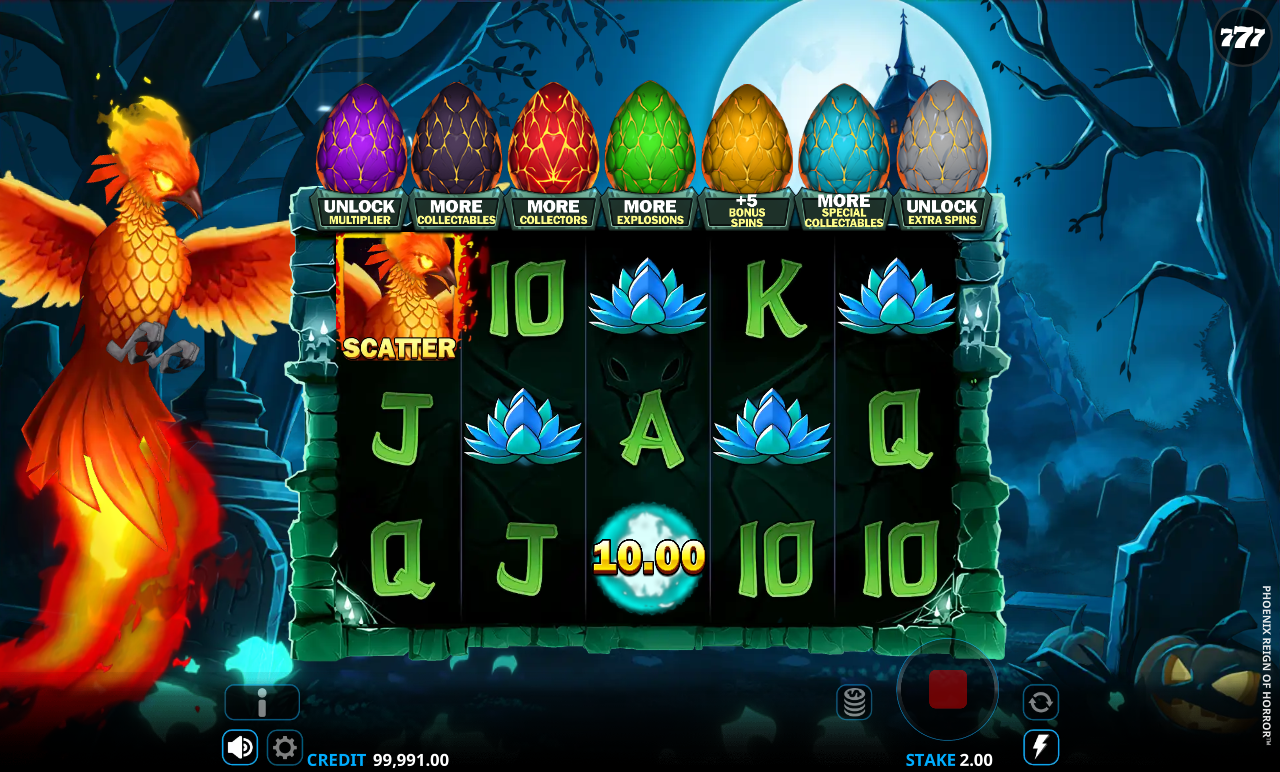 Phoenix Reign of Horror gameplay