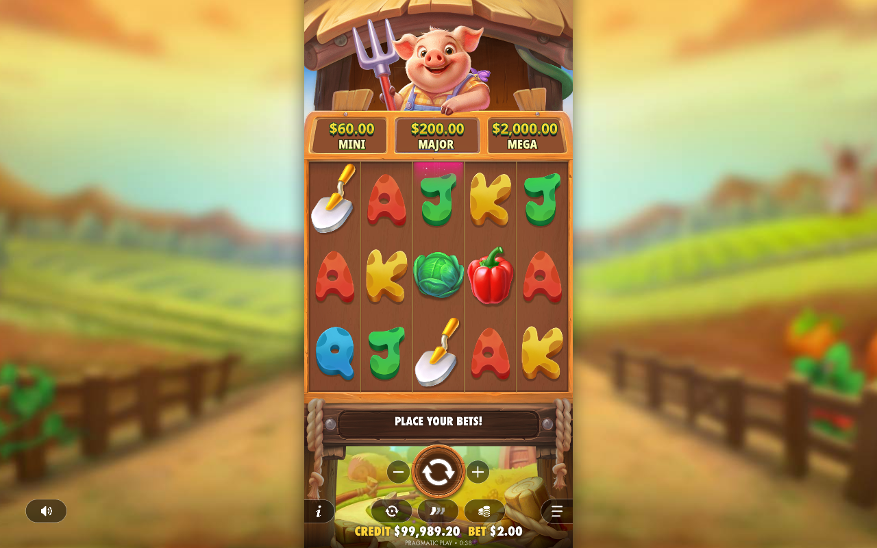 Pig Farm Money Respin feature in progress