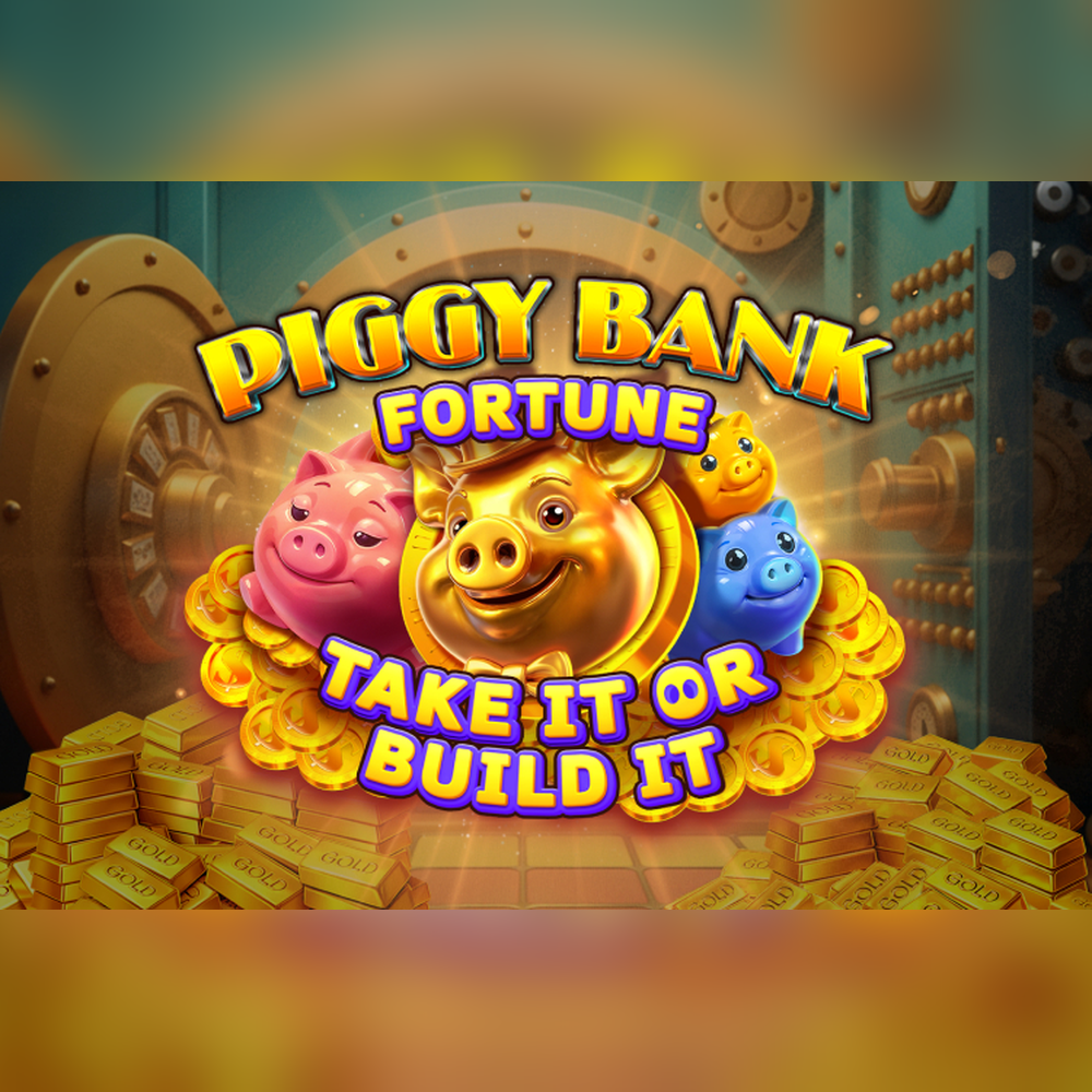 Piggy Bank Fortune Take It or Build It slot by Spinberry