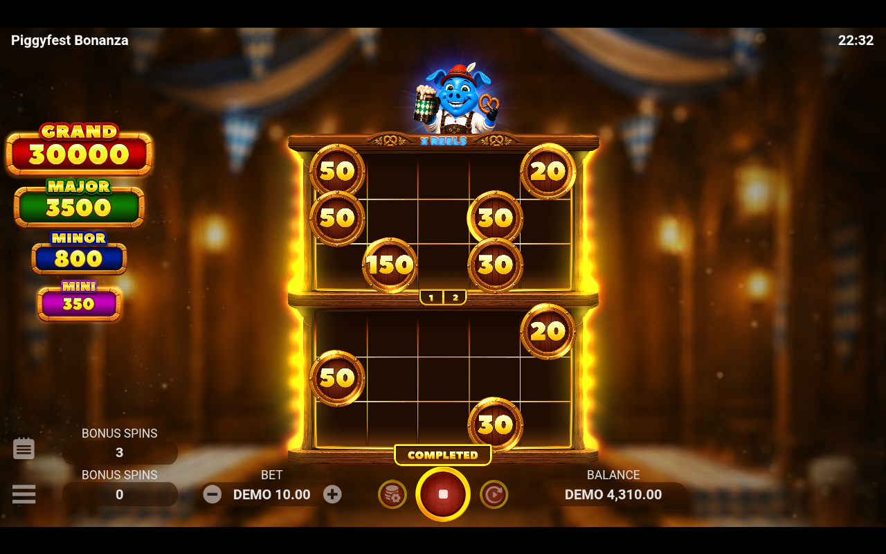 Piggyfest Bonanza bonus round
