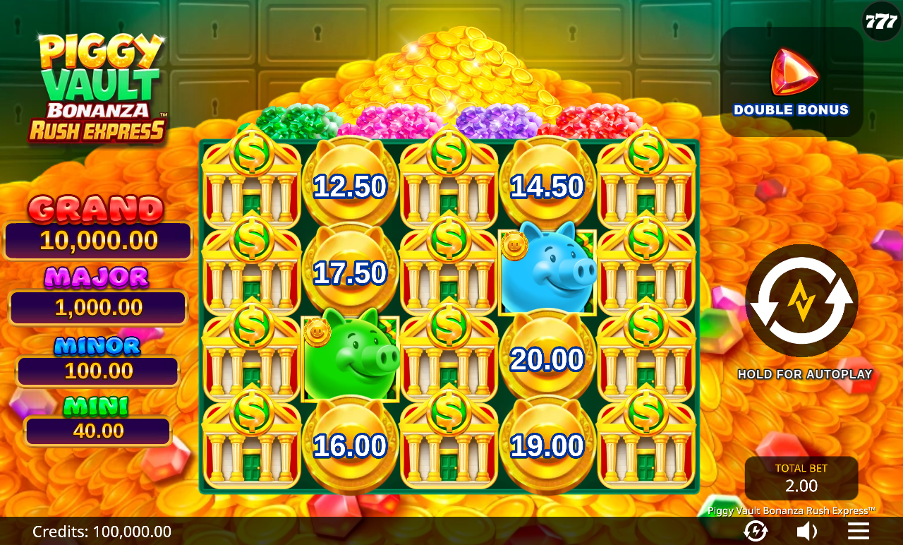 Piggy Vault Bonanza Rush Express base game