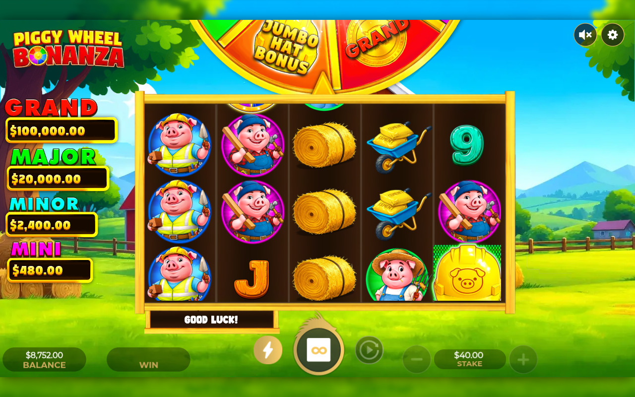 Piggy Wheel Bonanza Feature Wheel