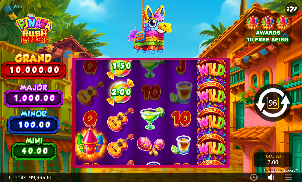 Piñata Rush Express gameplay