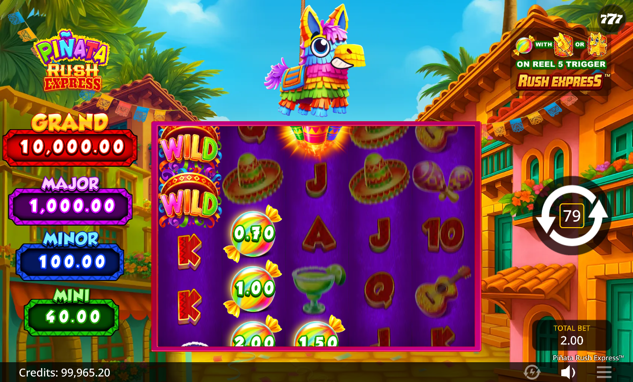Piñata Rush Express gameplay