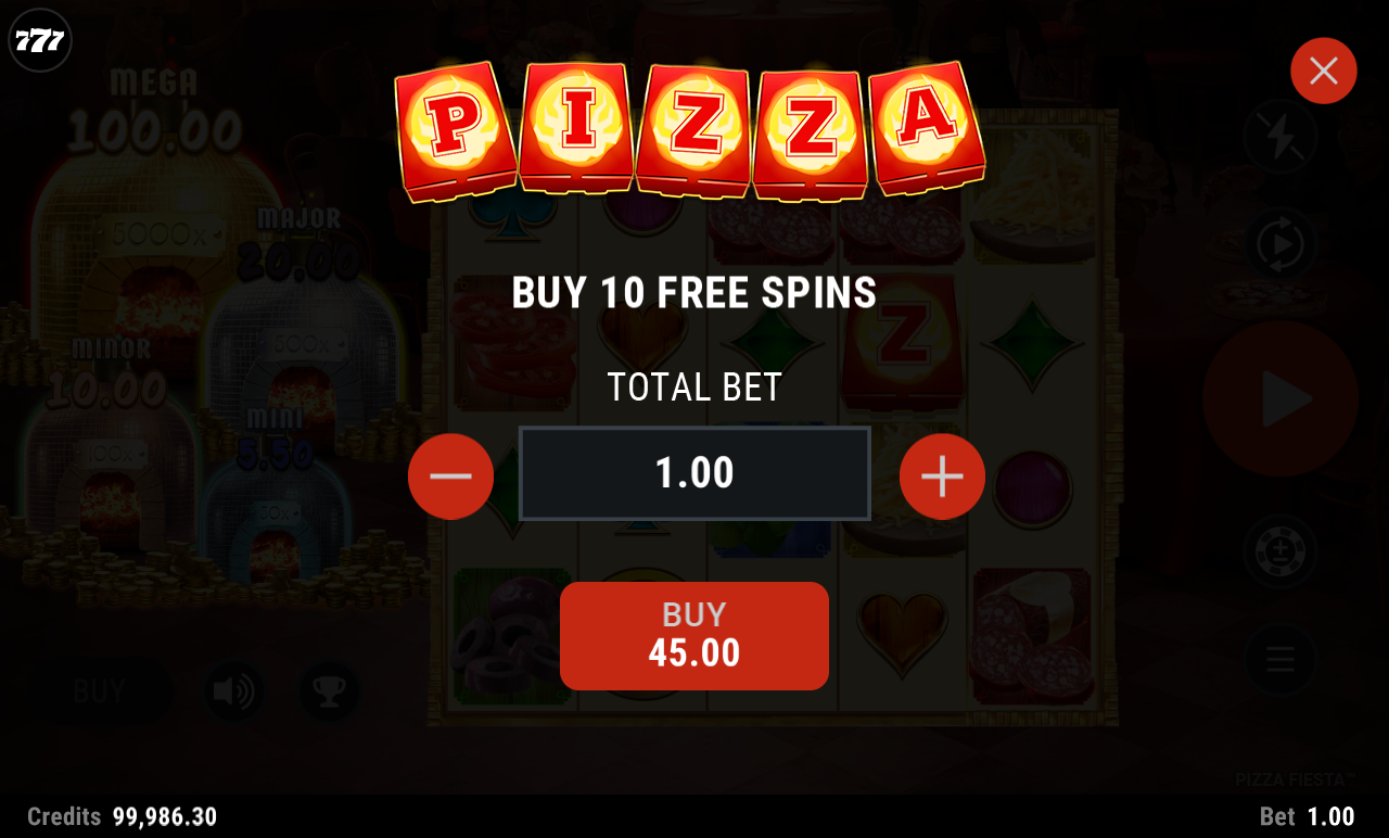 Pizza Fiesta bonus buy