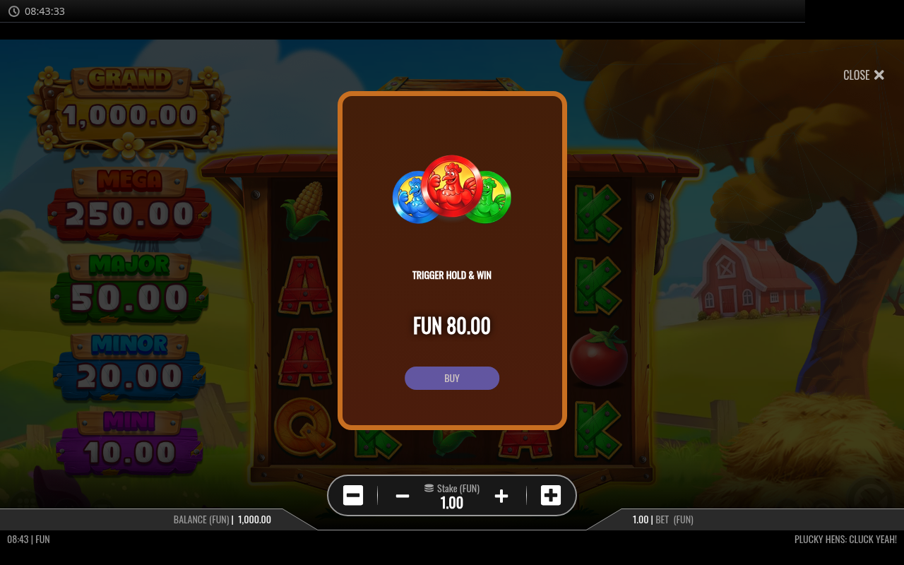 Plucky Hens: Cluck Yeah bonus buy