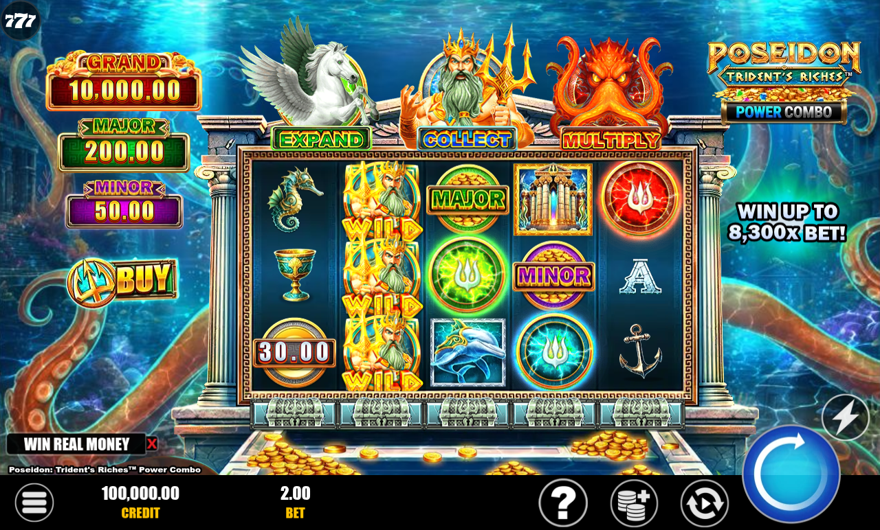 Poseidon: Trident's Riches Power Combo base game