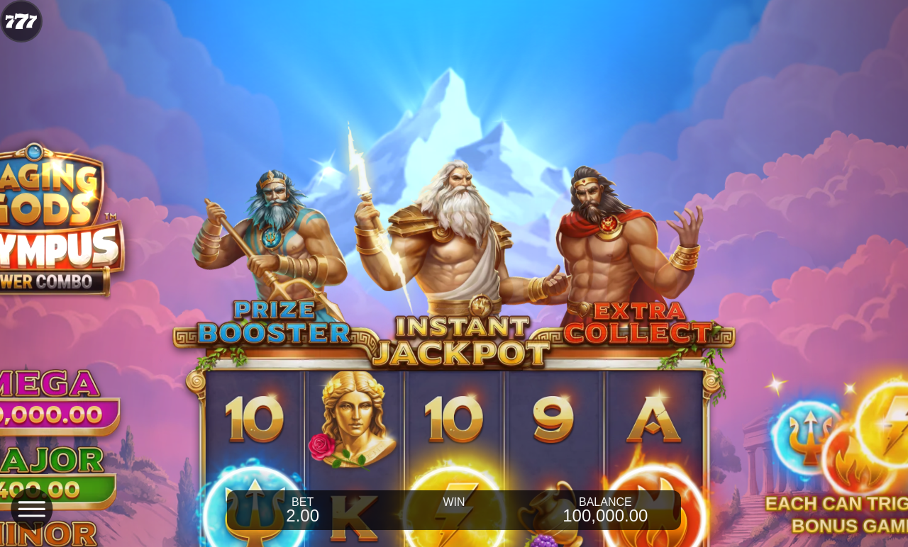 Raging Gods: Olympus Power Combo base game