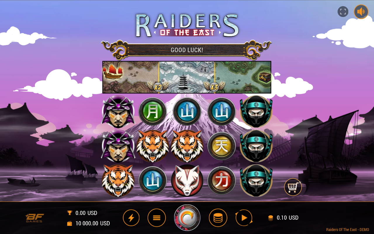 Raiders of the East base game