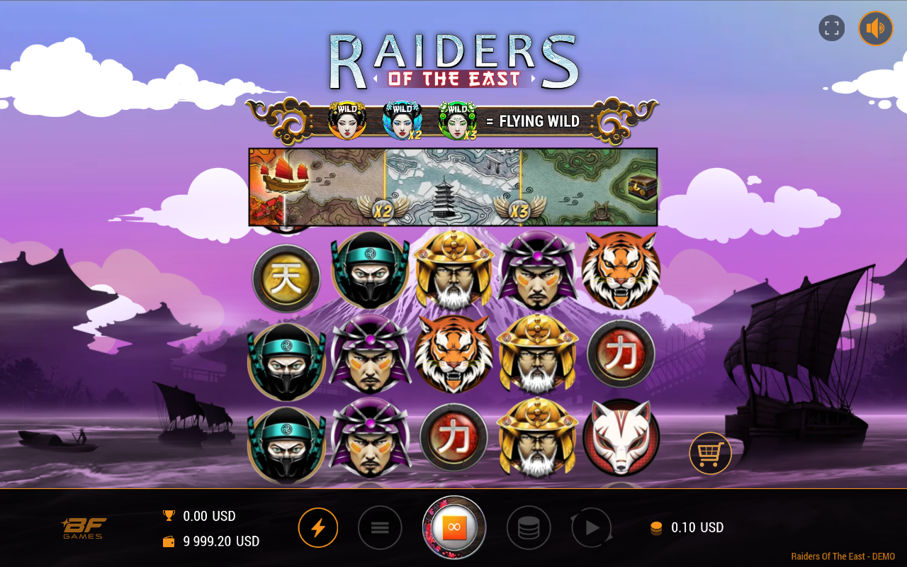 Raiders of the East gameplay