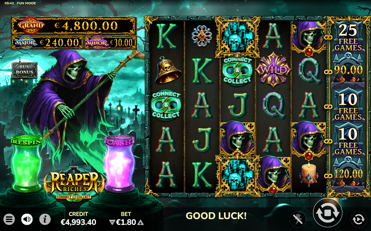 Reaper Riches gameplay