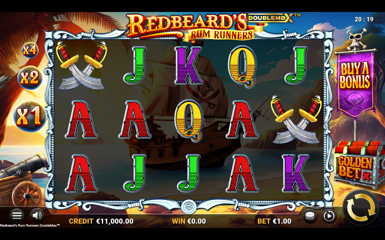 Redbeards Rum Runners DoubleMax base game
