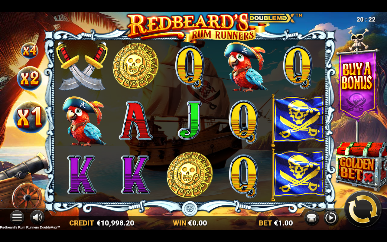 Redbeards Rum Runners DoubleMax gameplay