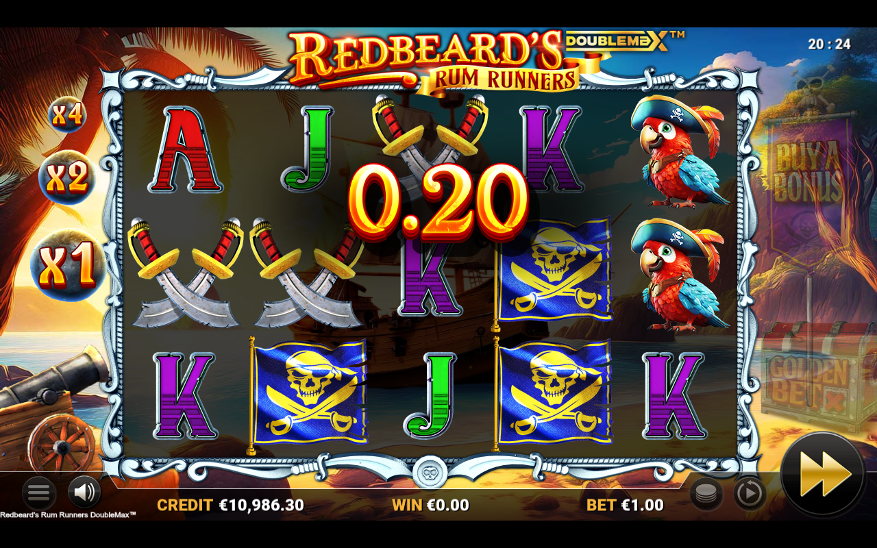 Redbeards Rum Runners DoubleMax gameplay