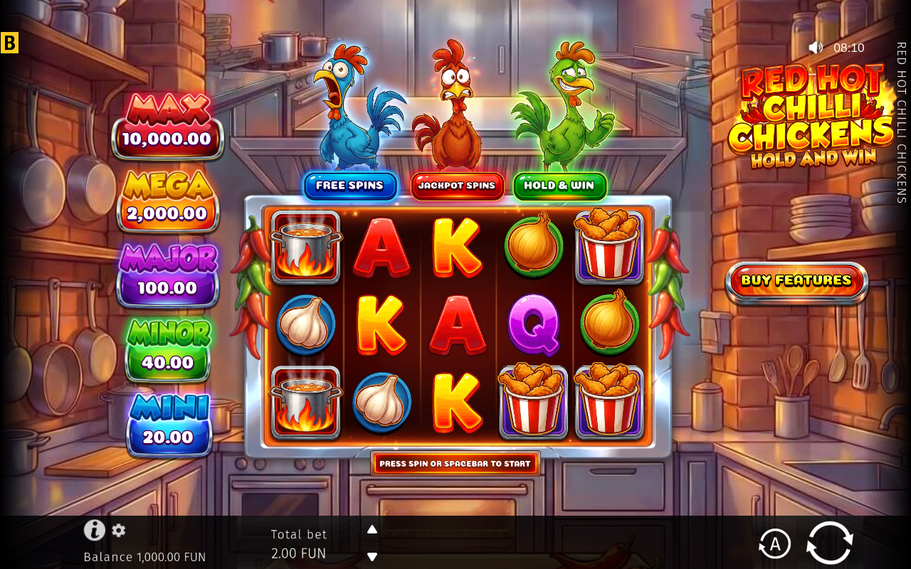 Red Hot Chilli Chickens base game