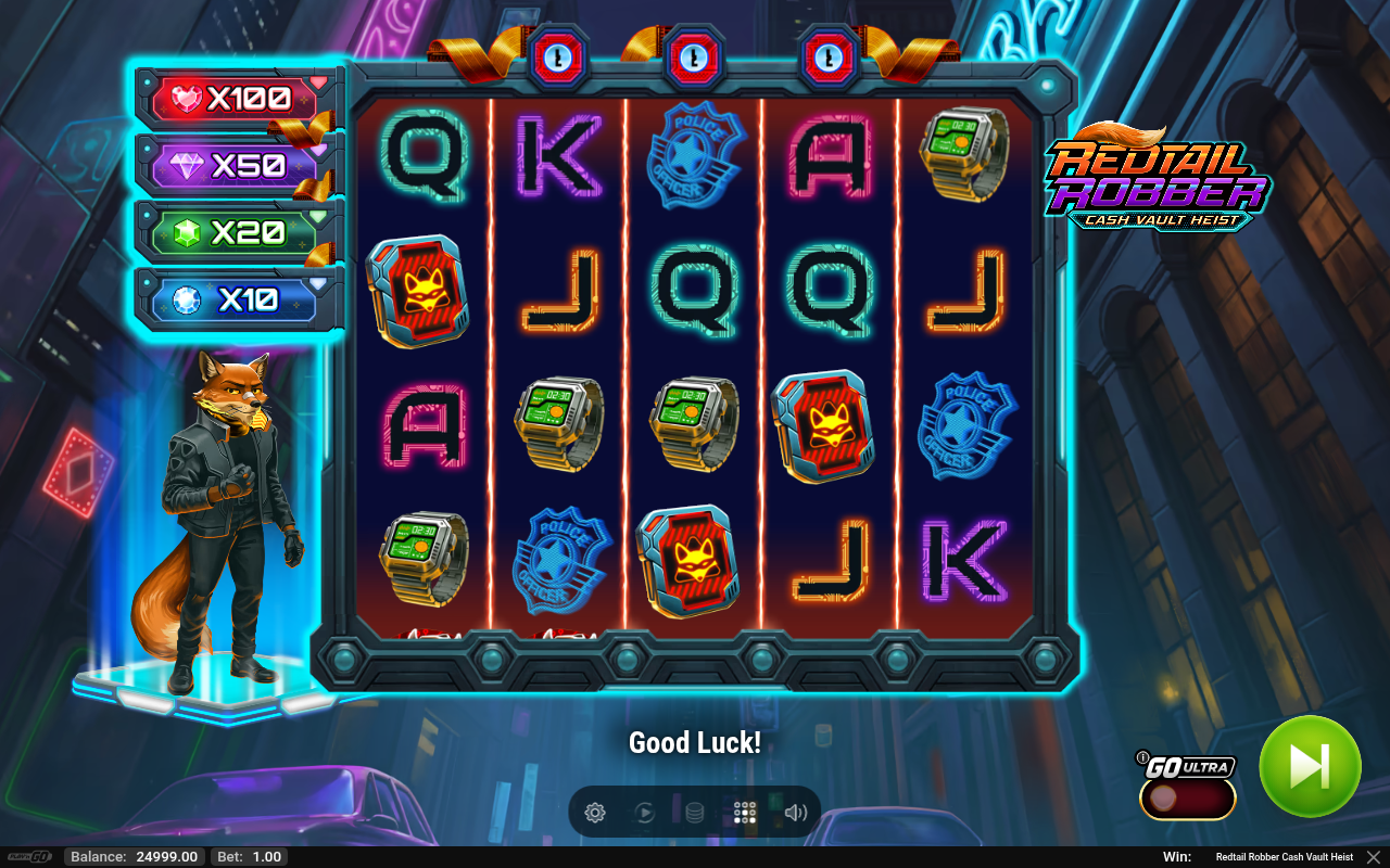 Redtail Robber Cash Vault Heist base game