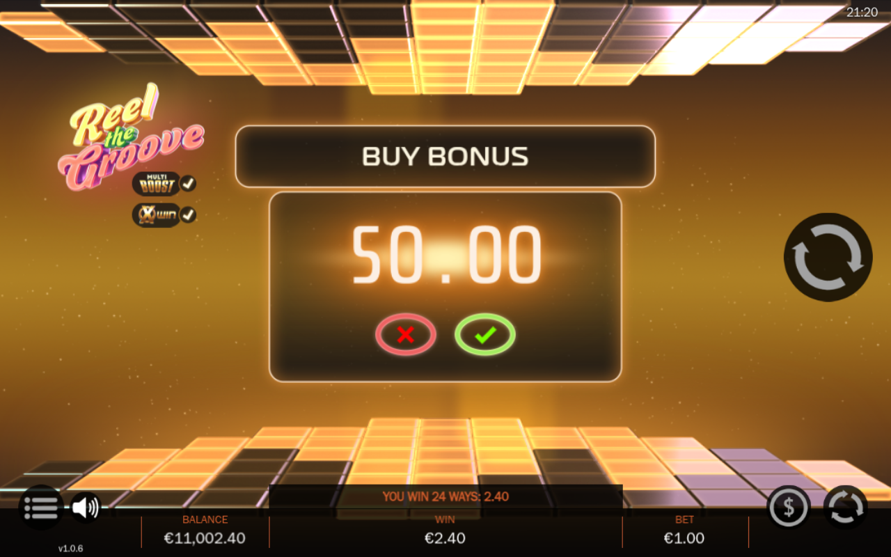 Reel The Groove bonus buy