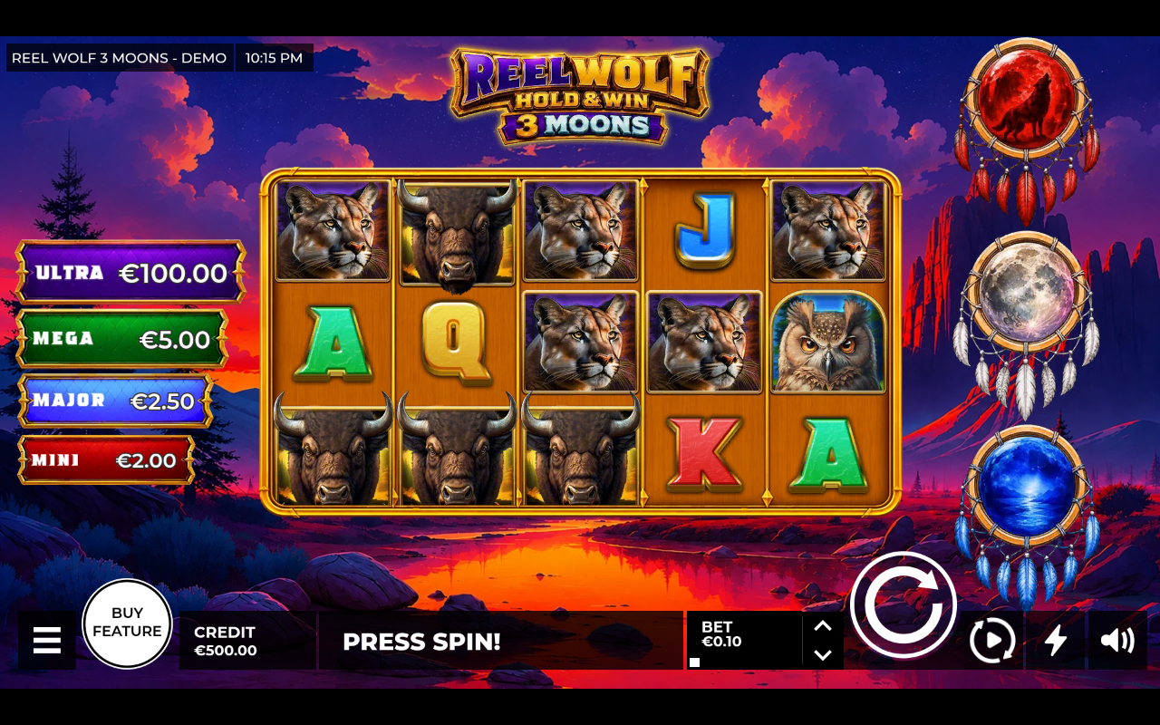 Reel Wolf 3 Moons base game