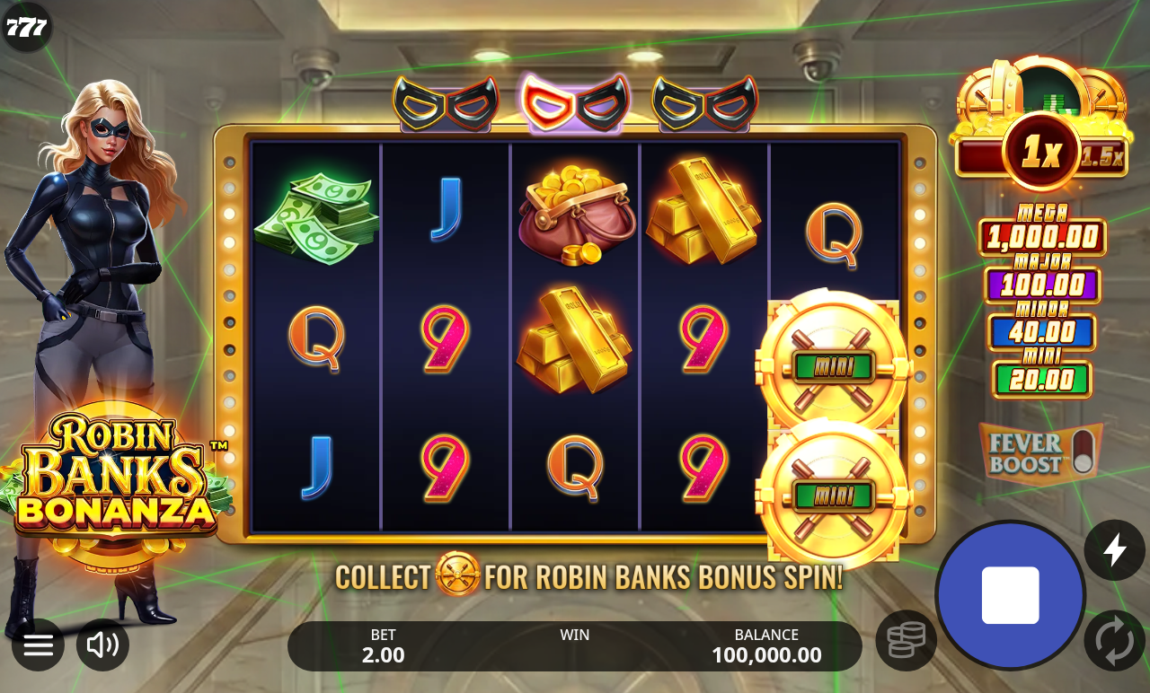Robin Banks Bonanza gameplay