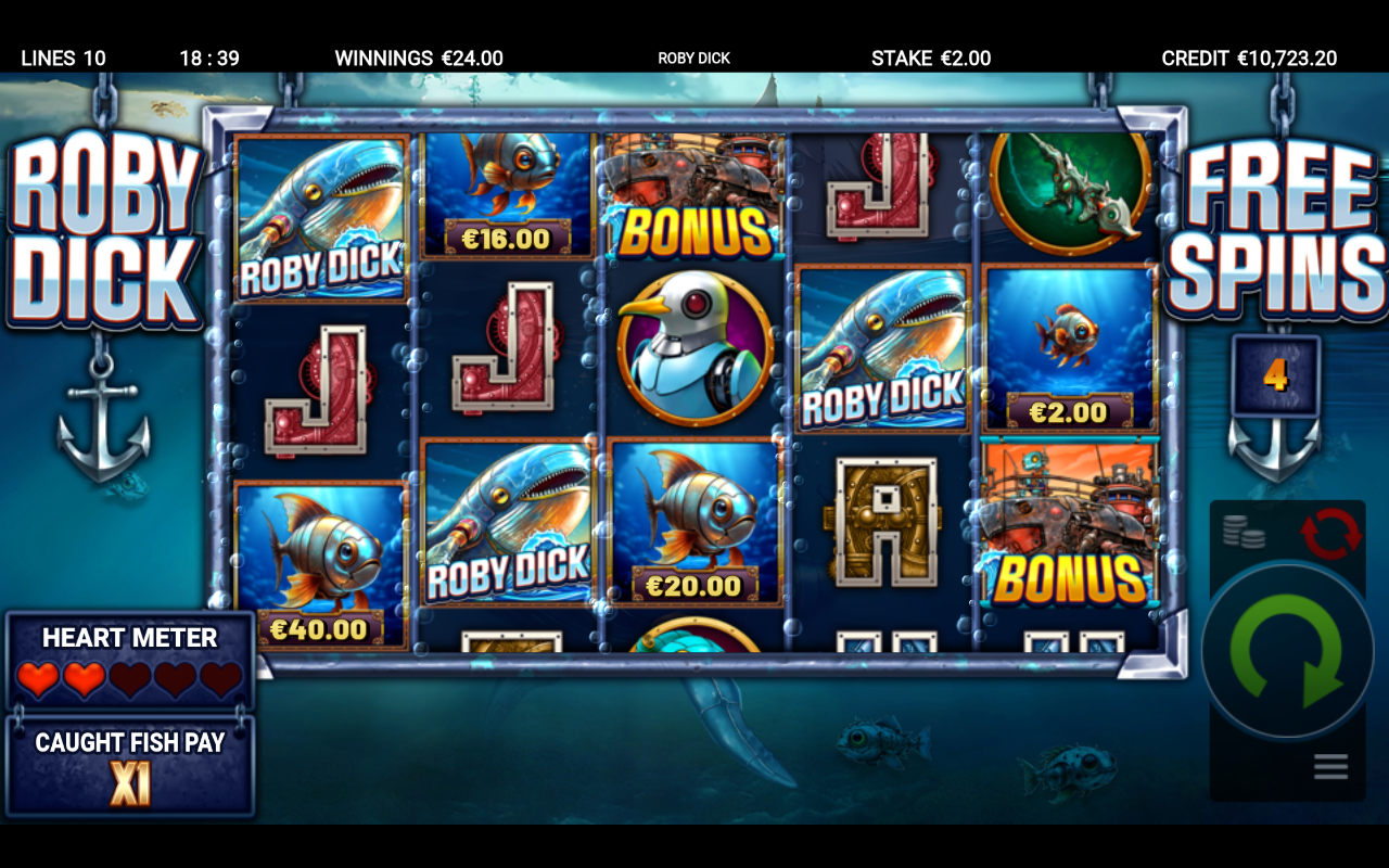 Roby Dick bonus round