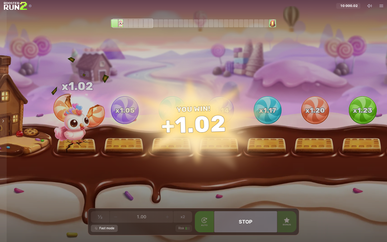 Rooster Run 2 gameplay
