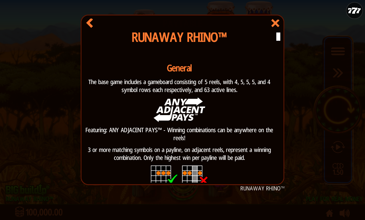 Runaway Rhino Prize Drum rules