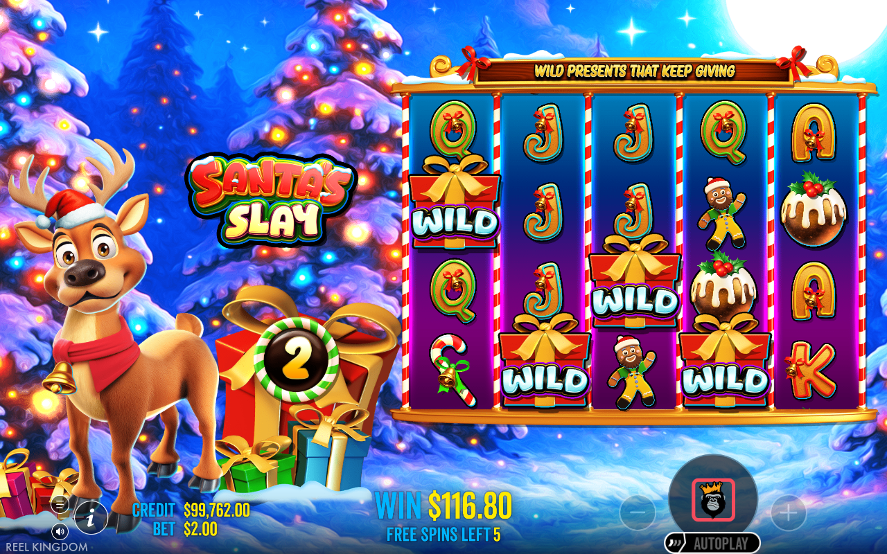 Santa's Slay bonus round