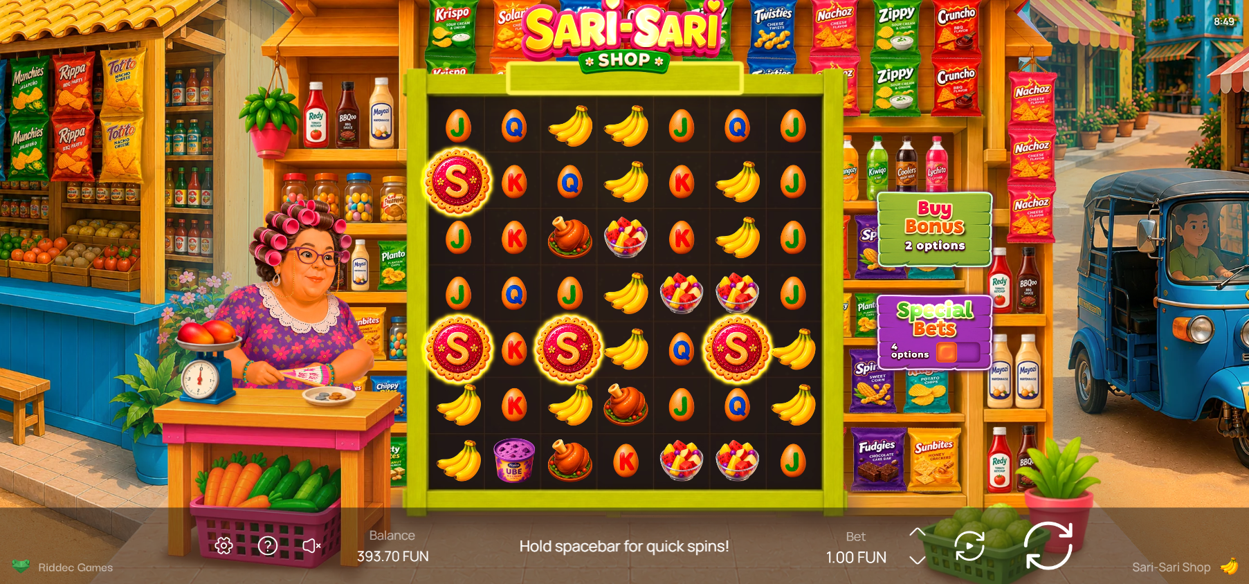 Sari Sari Shop Free Spins trigger
