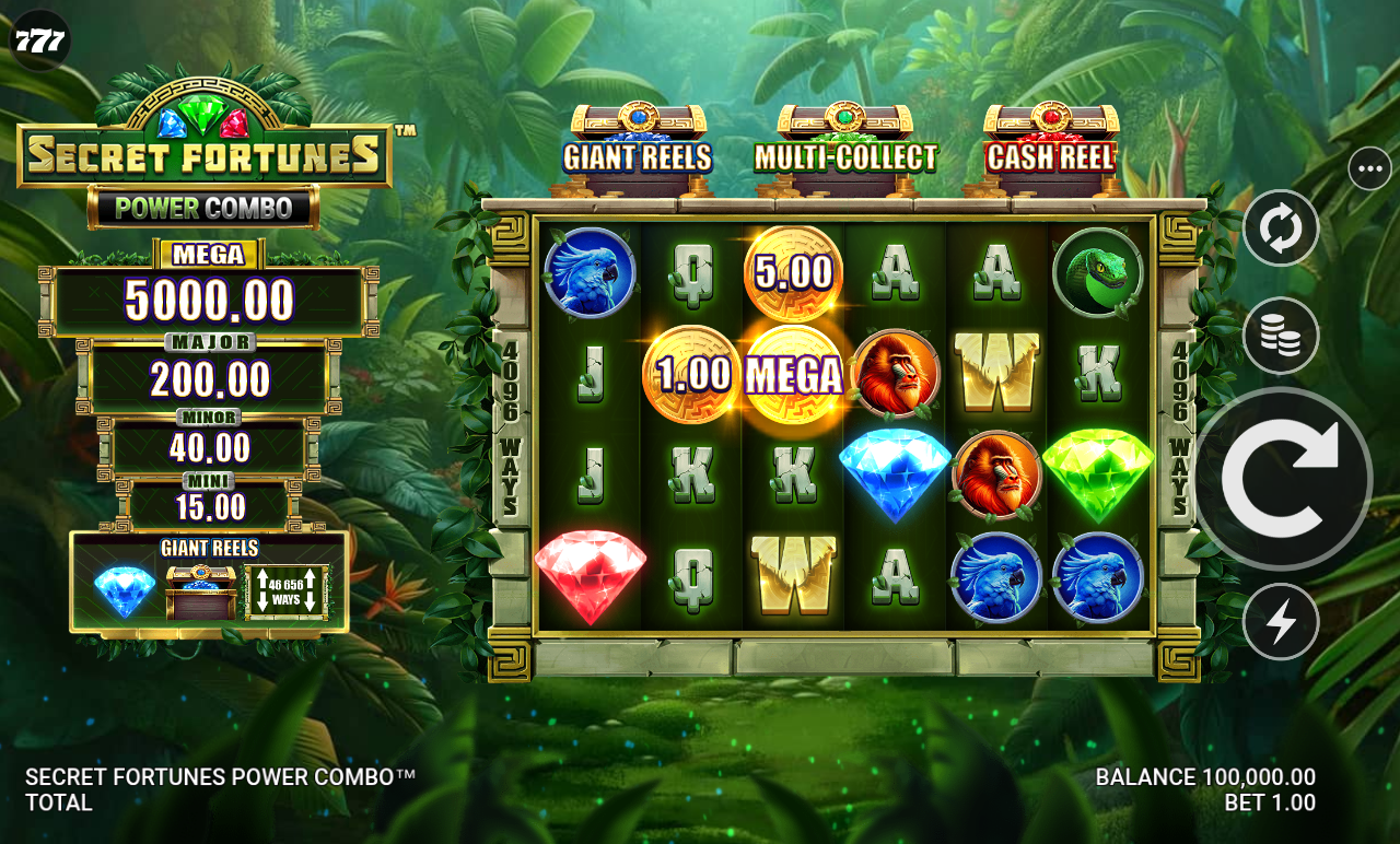 Secret Fortunes Power Combo base game