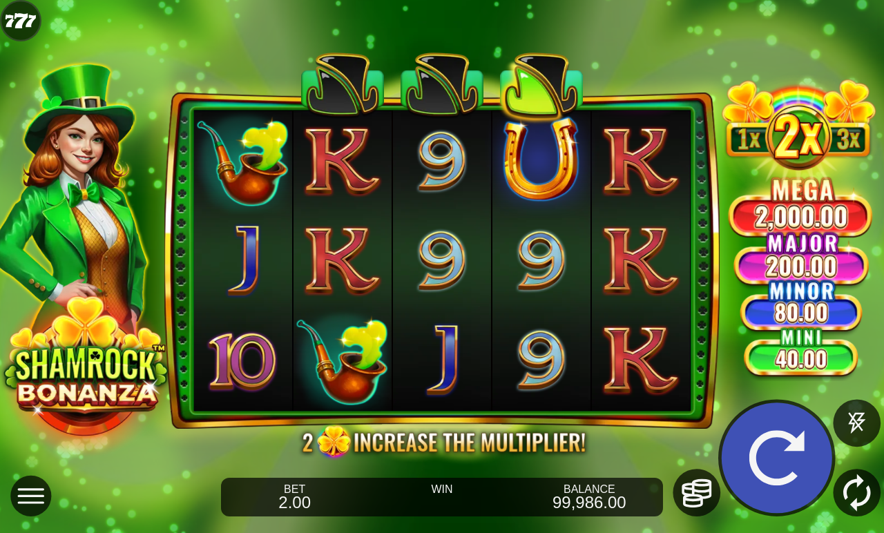 Shamrock Bonanza gameplay