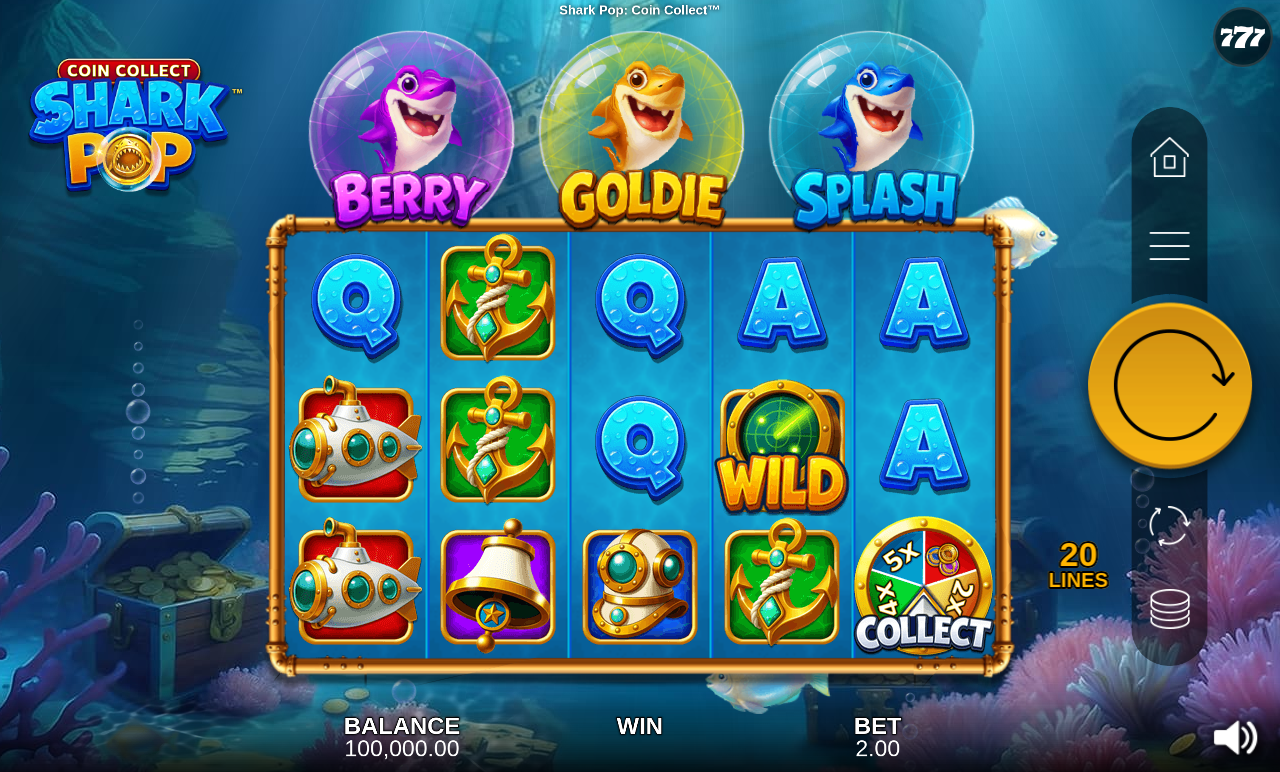 Shark Pop: Coin Collect base game